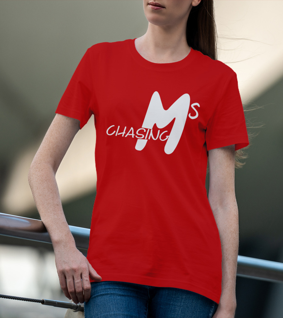 Chasing Ms Retro Style Bold Red T-Shirt