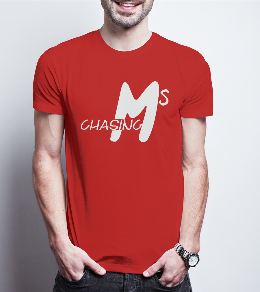 Chasing Ms Retro Style Bold Red T-Shirt