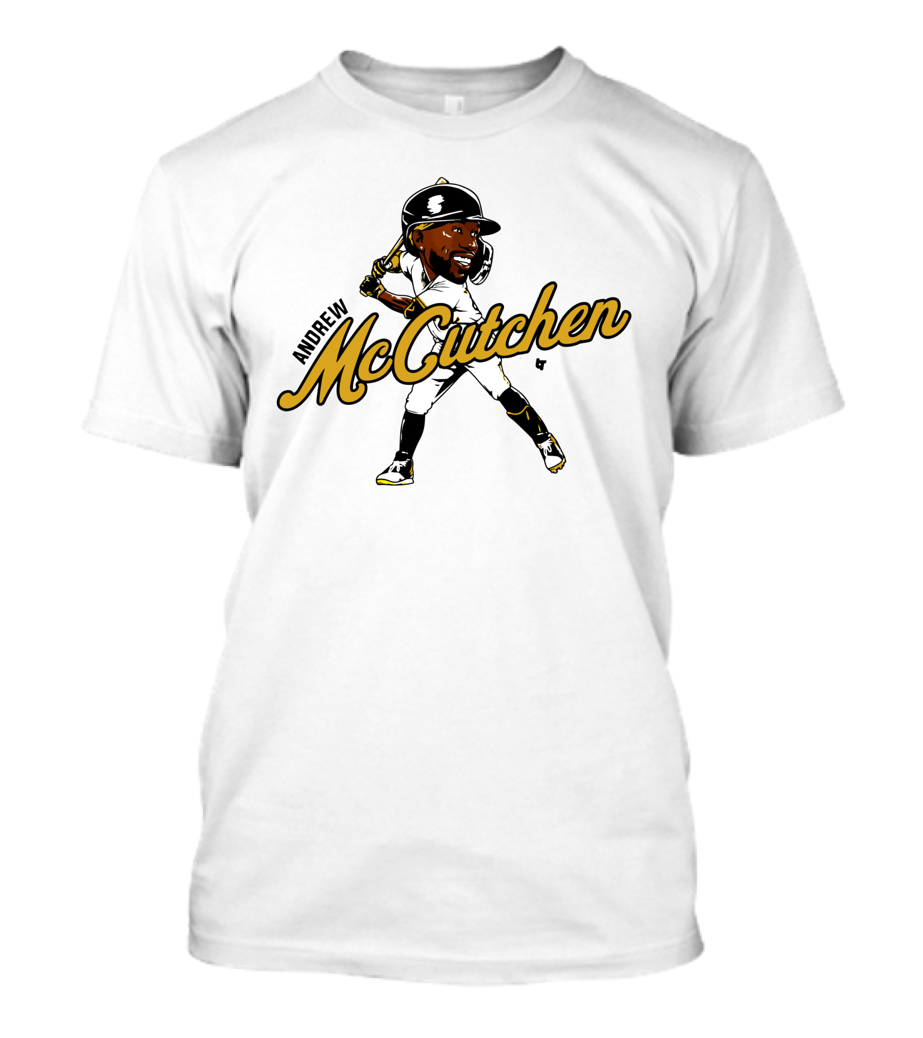 Andrew McCutchen Baseball Caricature T-Shirt
