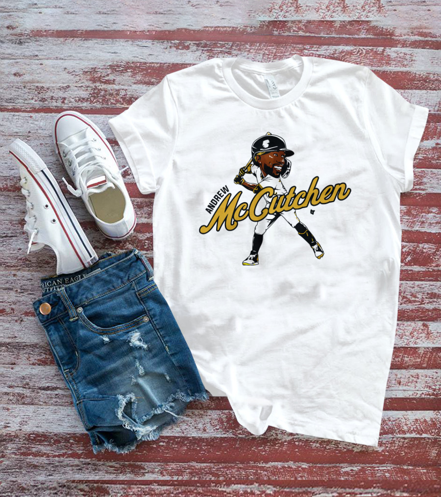 Andrew McCutchen Baseball Caricature T-Shirt