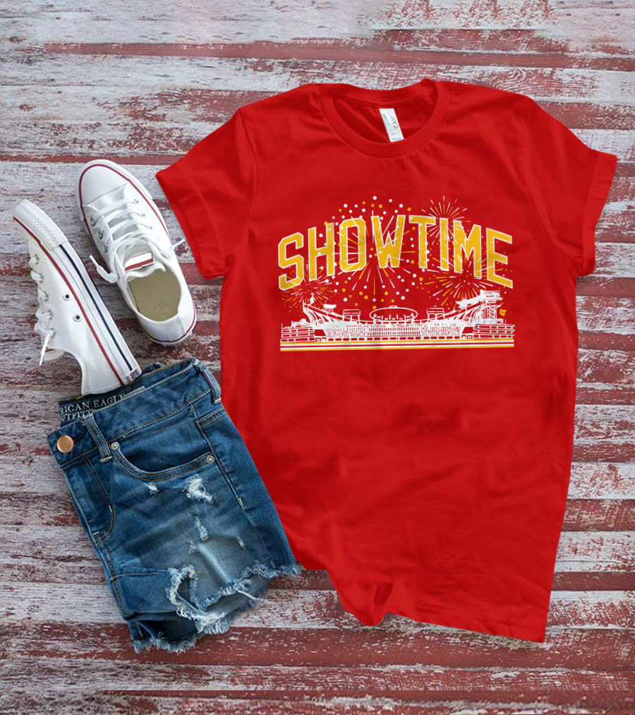 Kansas City Showtime Football Fireworks T-Shirt