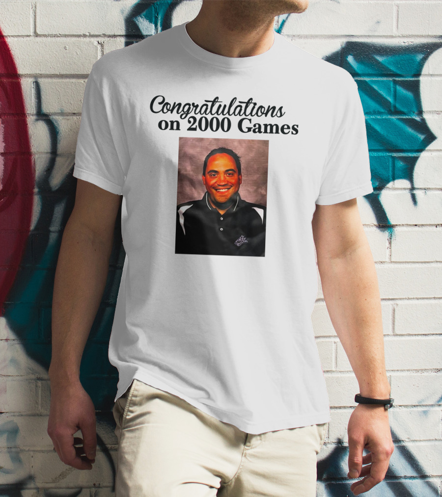 Congratulations On 2000 Games T-Shirt