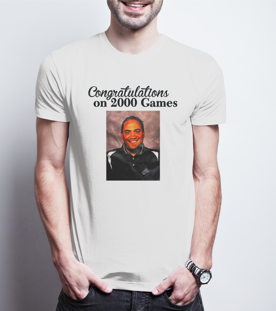 Congratulations On 2000 Games T-Shirt