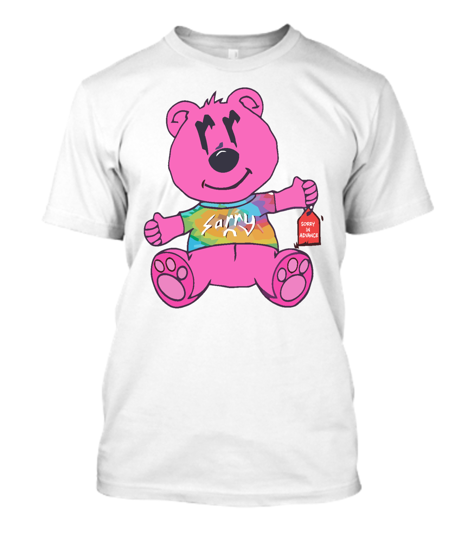 Sorry In Advance Rainbow Bear T-Shirt