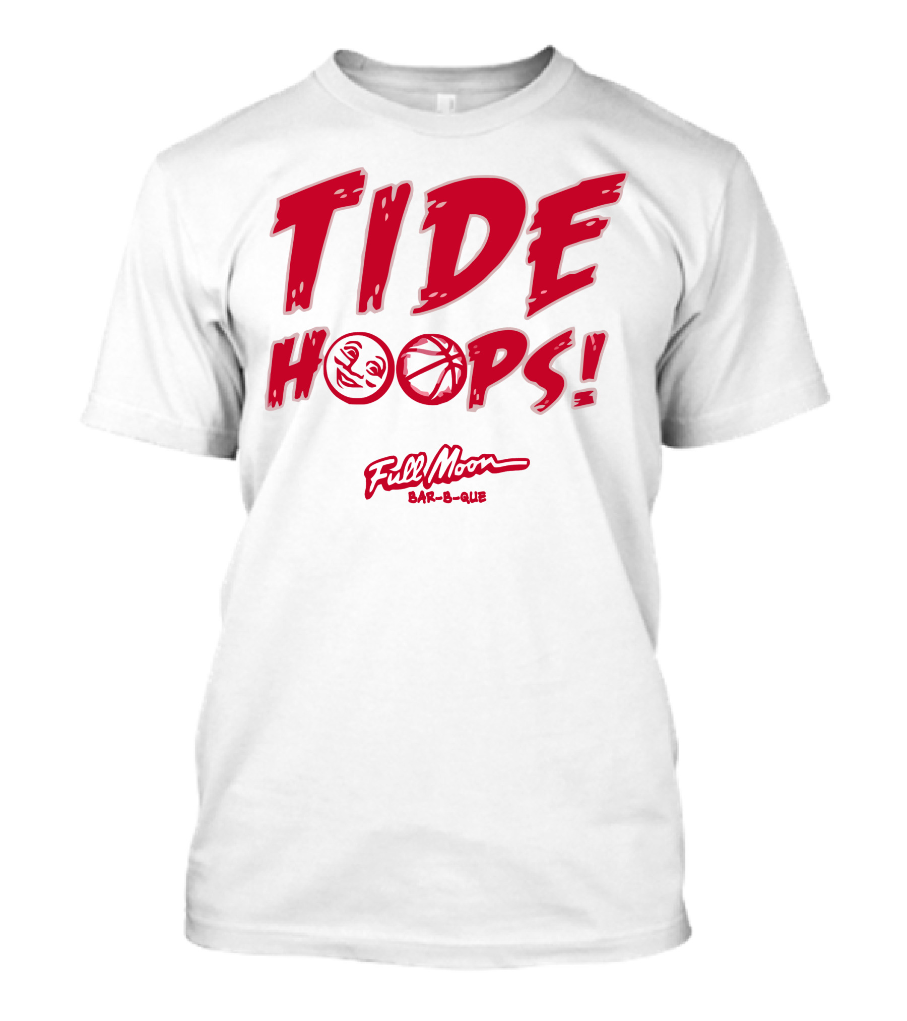 Tide Hoops Full Moon Bar-B-Que Basketball Event T-Shirt