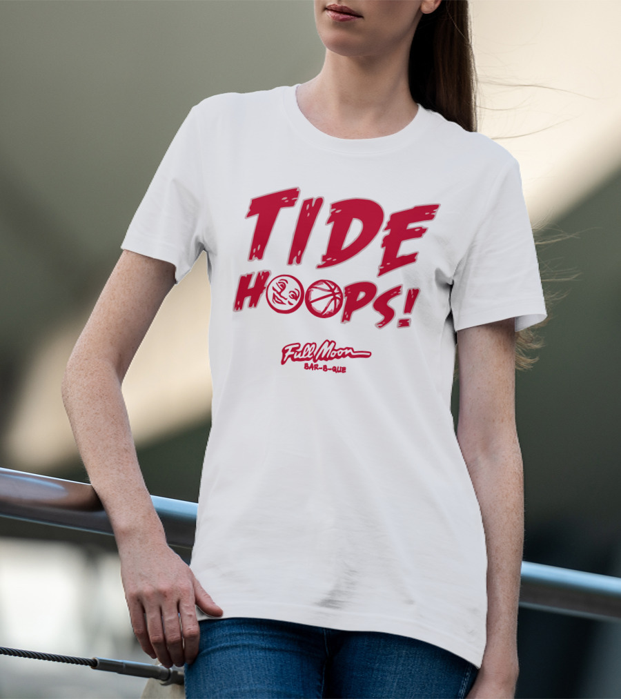 Tide Hoops Full Moon Bar-B-Que Basketball Event T-Shirt