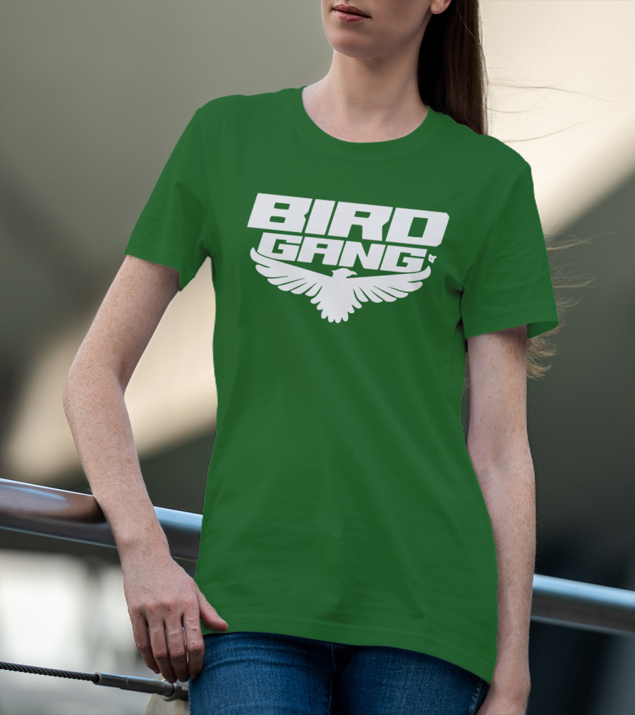 Bird Gang Eagles Wing Emblem T-Shirt