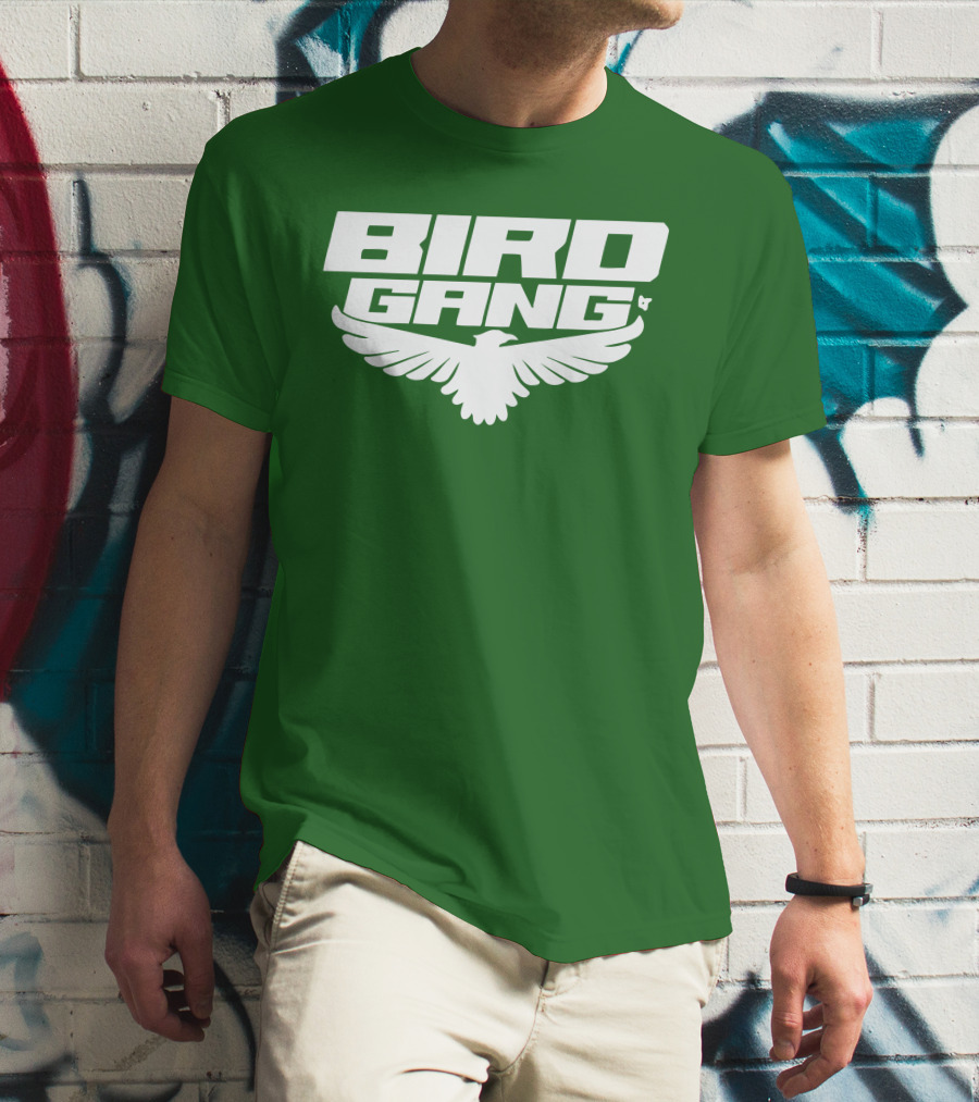 Bird Gang Eagles Wing Emblem T-Shirt