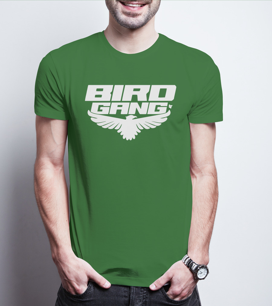 Bird Gang Eagles Wing Emblem T-Shirt