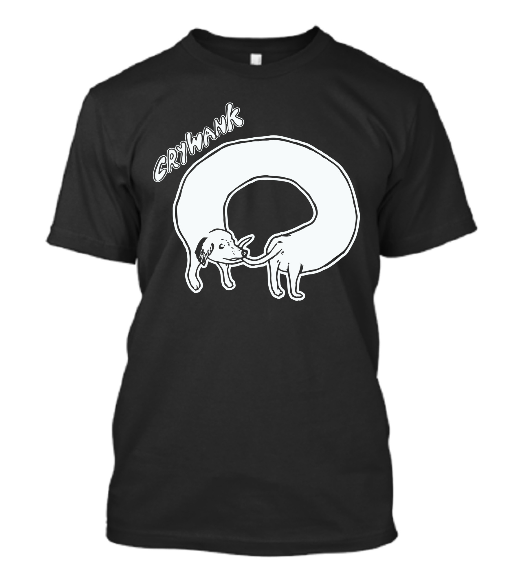 Crywank Endless Dog Loop T-Shirt