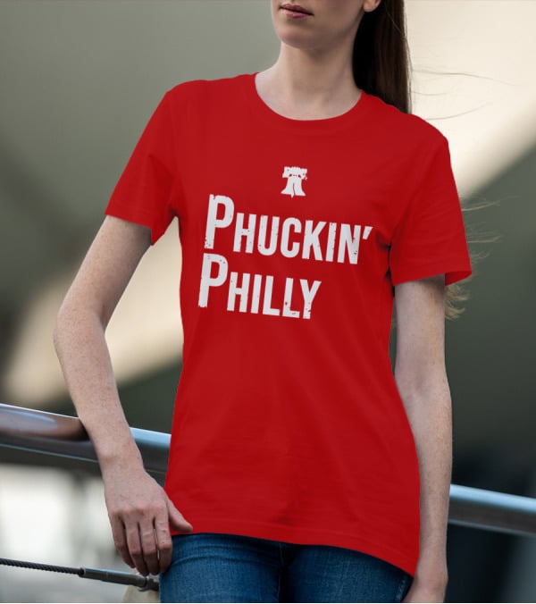 Phuckin Philly Liberty Bell Red T-Shirt