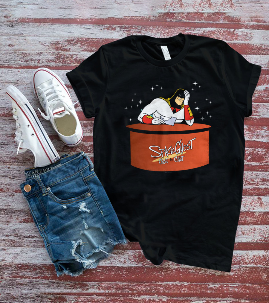 Space Ghost Coast To Coast Spacer Stars Desk T-Shirt