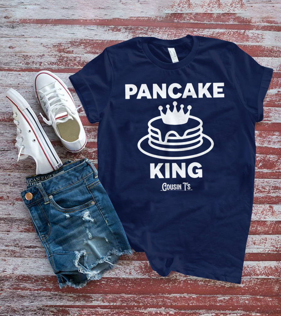 Pancake King Cousin T's Stacked Crown Icon T-Shirt