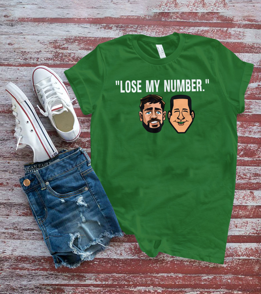 Lose My Number Aaron Rodgers Adam Schefter T-Shirt