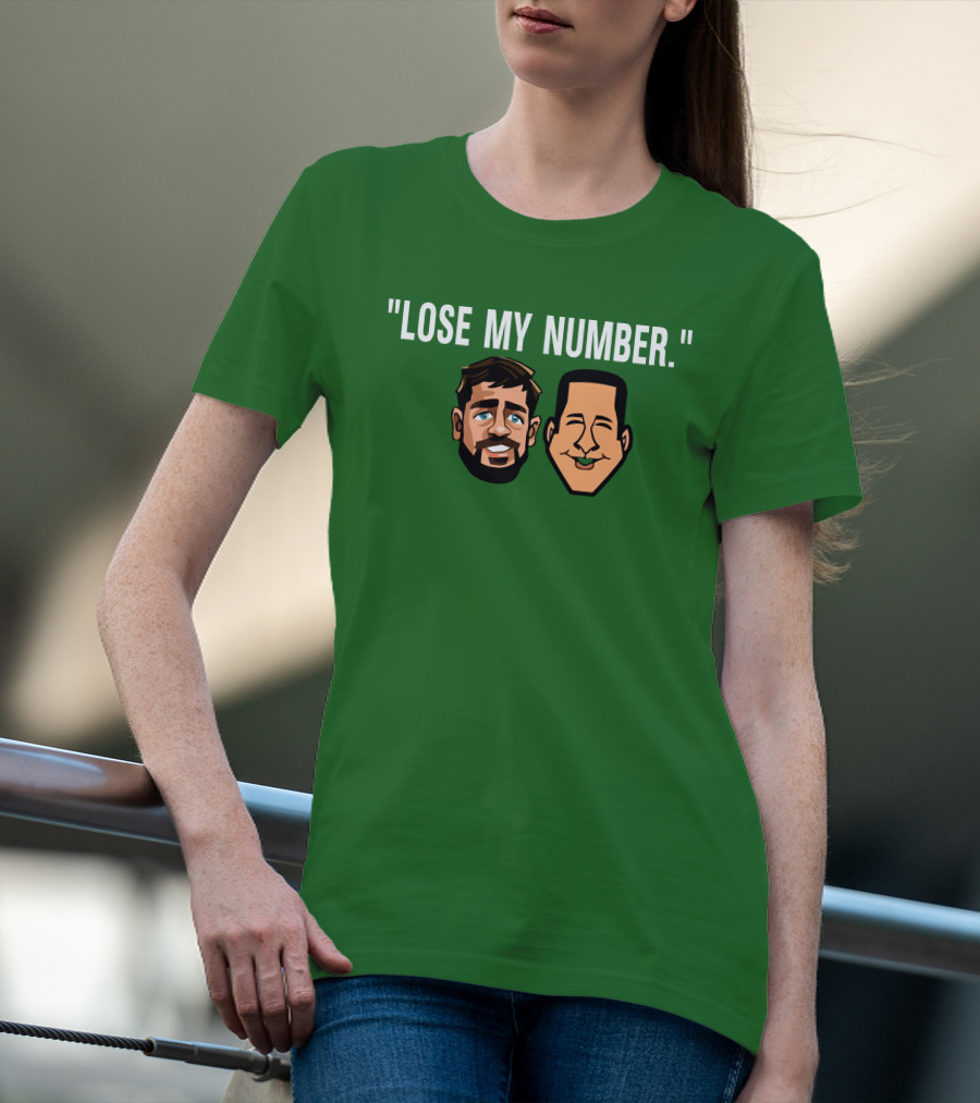 Lose My Number Aaron Rodgers Adam Schefter T-Shirt