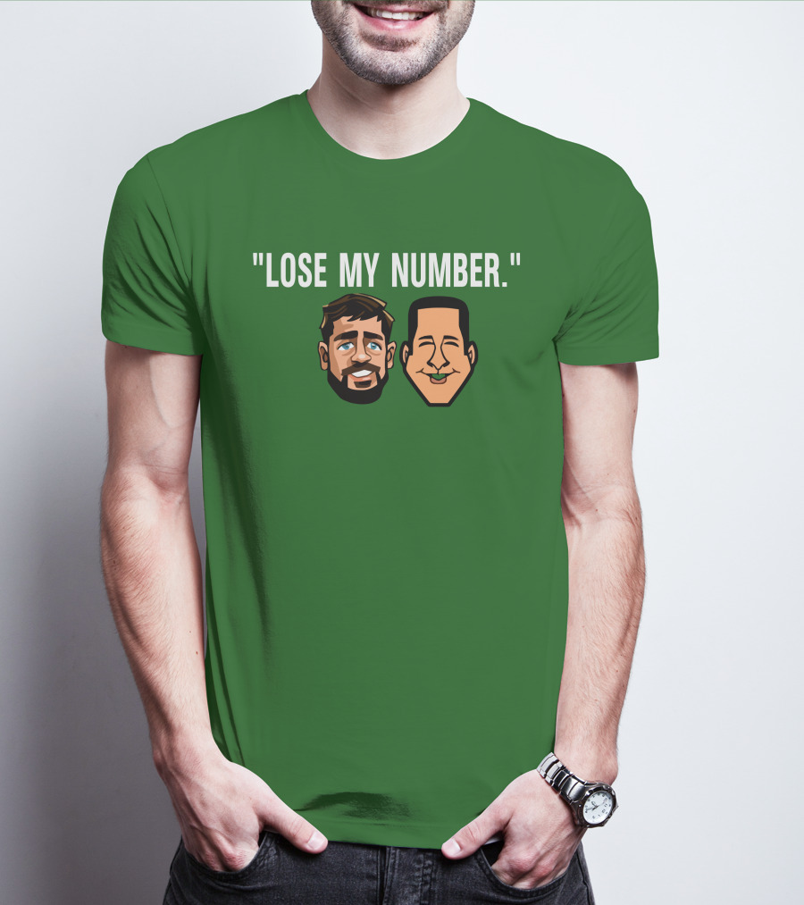 Lose My Number Aaron Rodgers Adam Schefter T-Shirt