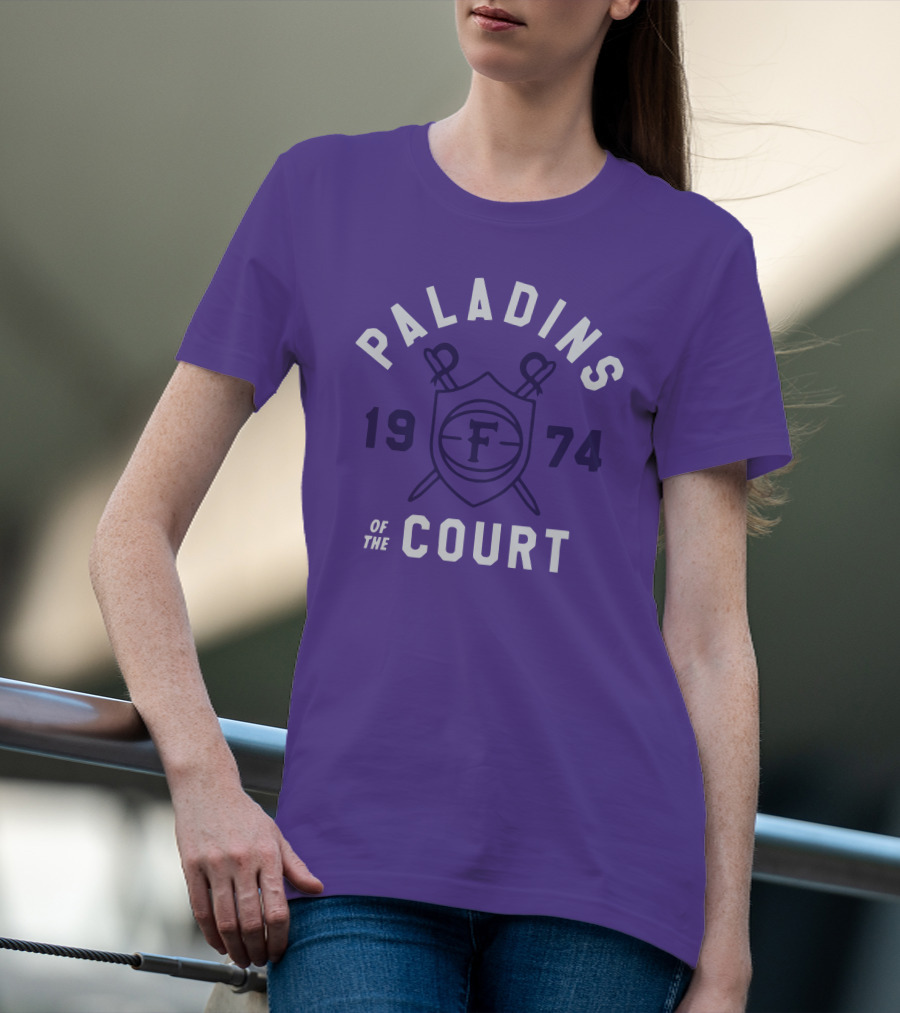 Paladins Of The Court 1974 F Shield Emblem T-Shirt