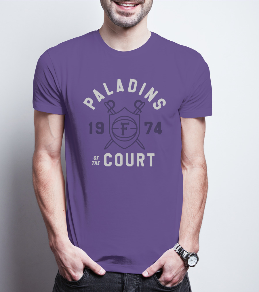 Paladins Of The Court 1974 F Shield Emblem T-Shirt