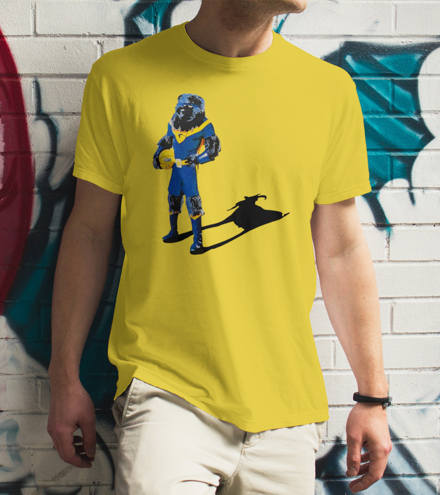 Memphis Grizzlies Basketball GOAT With Superhero Bear And Goat Shadow T-Shirt