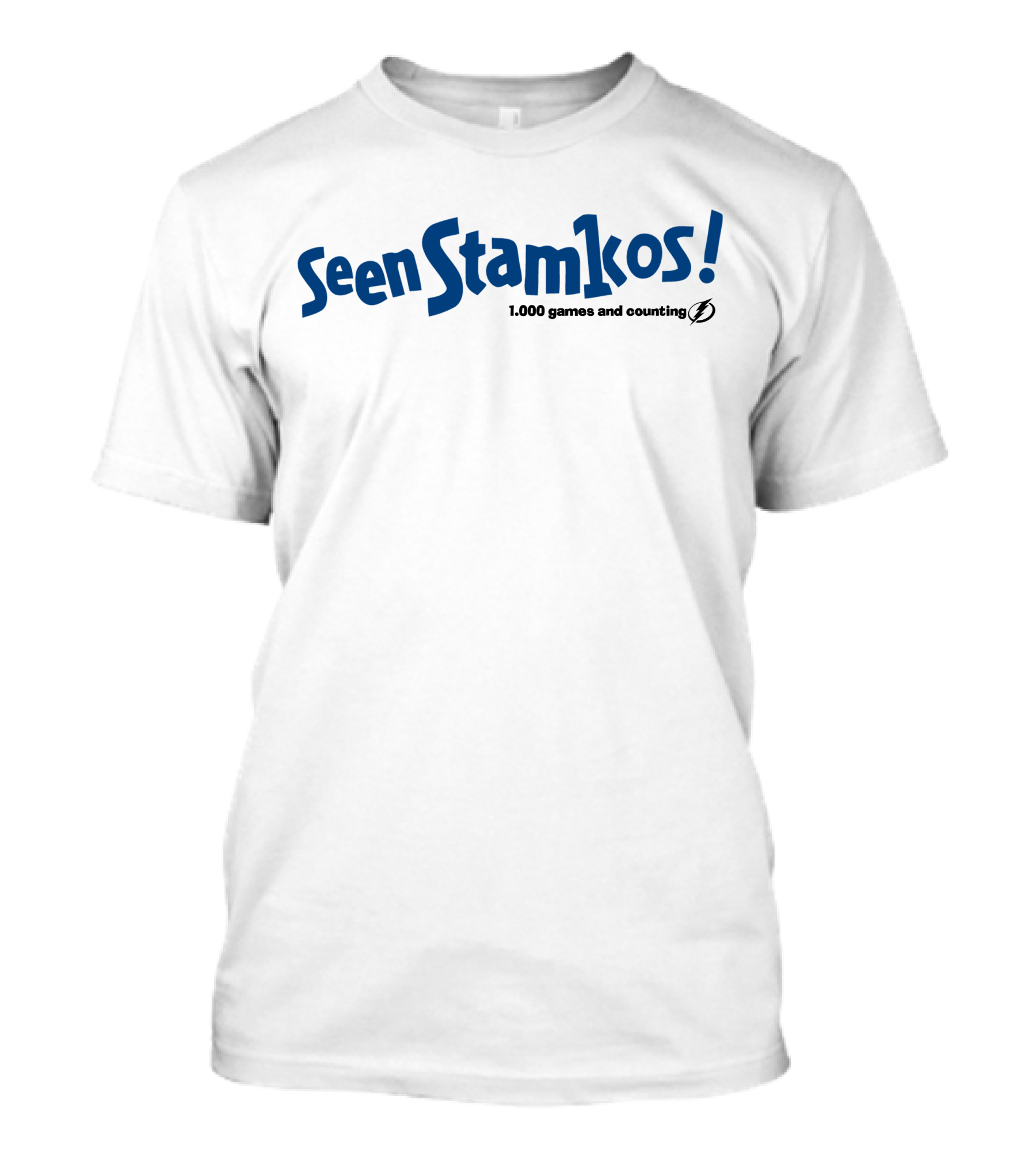 Seen Stamkos 1000 Games And Counting Tampa Bay Lightning T-Shirt