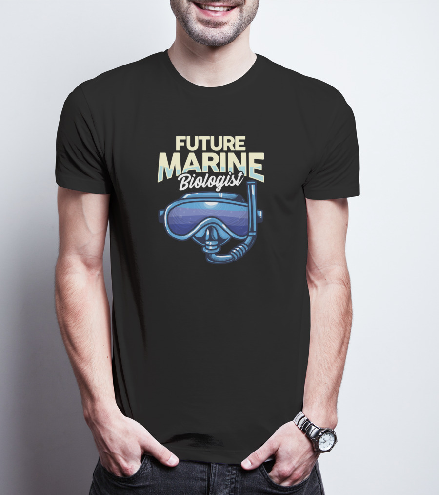 Future Marine Biologist Diver Snorkel Mask T-Shirt