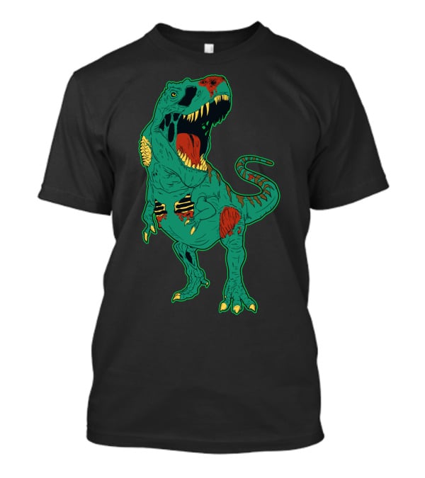 Zombiesaurus Rex Halloween Dinosaur Zombie Trick Or Treat T-Shirt