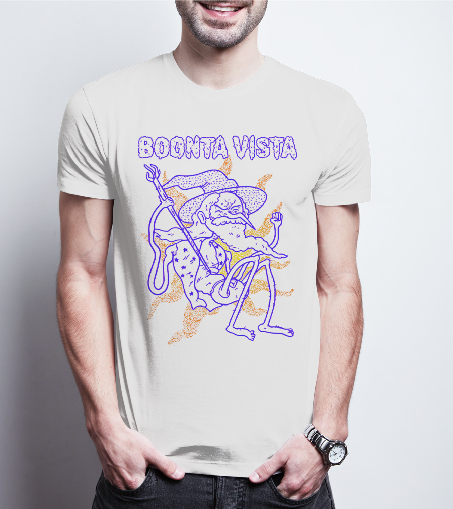 Boonta Vista Wizard With Staff And Hat T-Shirt