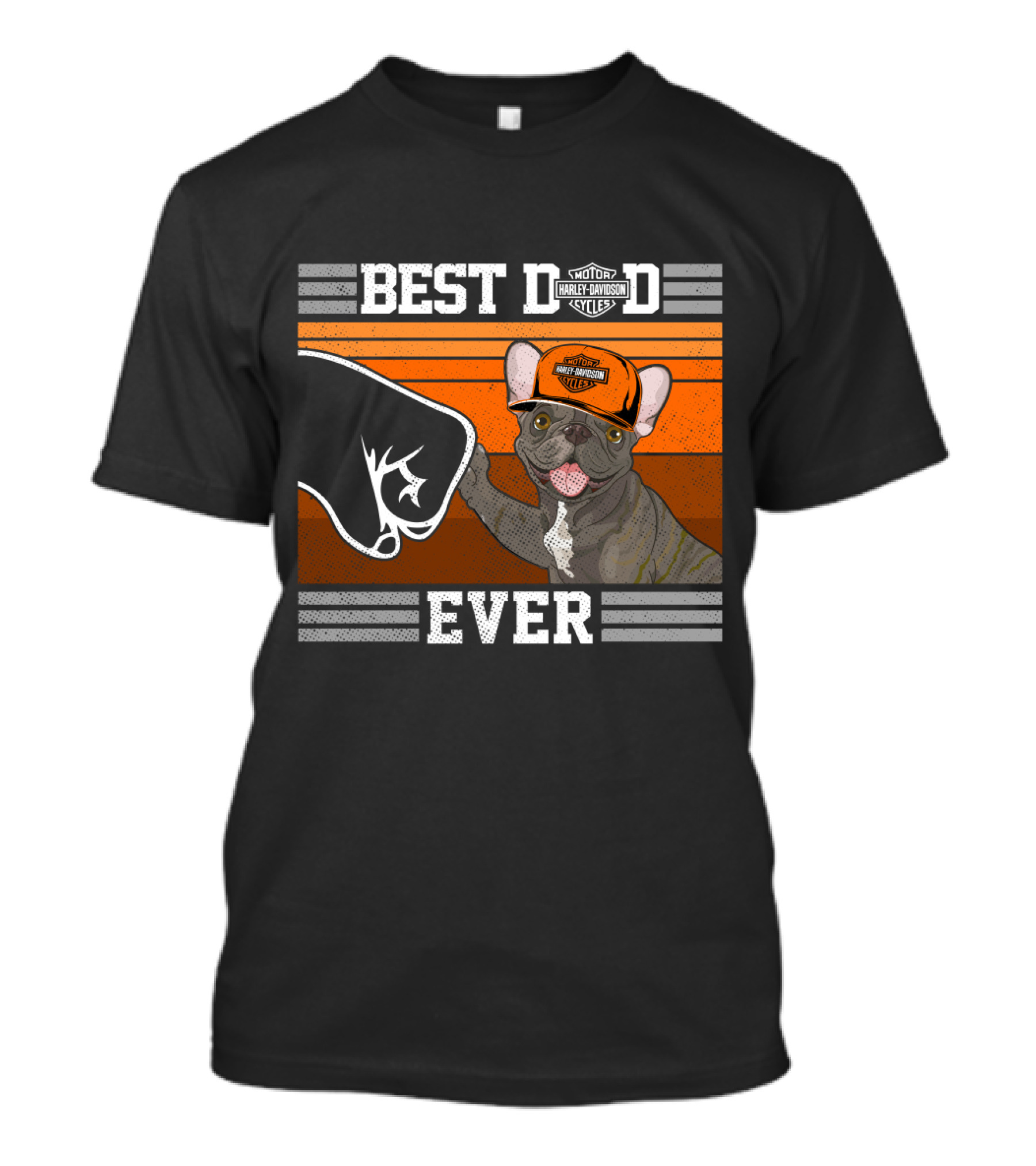 Best Dad Ever Motor Harley Davidson Cycles T-Shirt