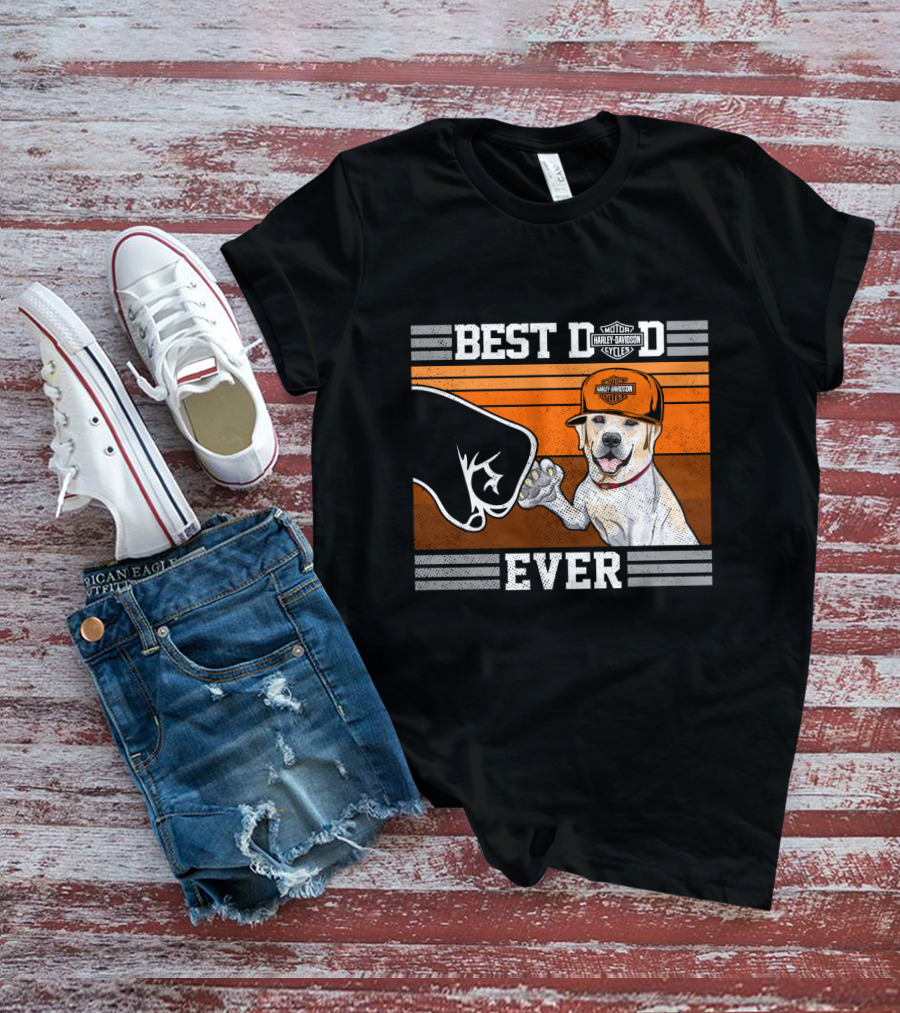 Best Dog Ever Labrador Retriever Harley Davidson Style T-Shirt
