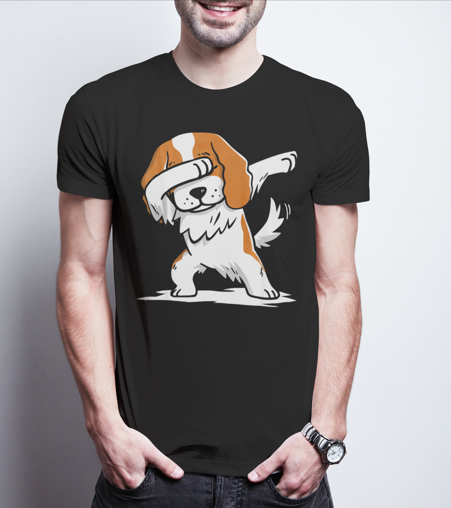Cavalier King Charles Spaniel Dabbing Dance Pose T-Shirt