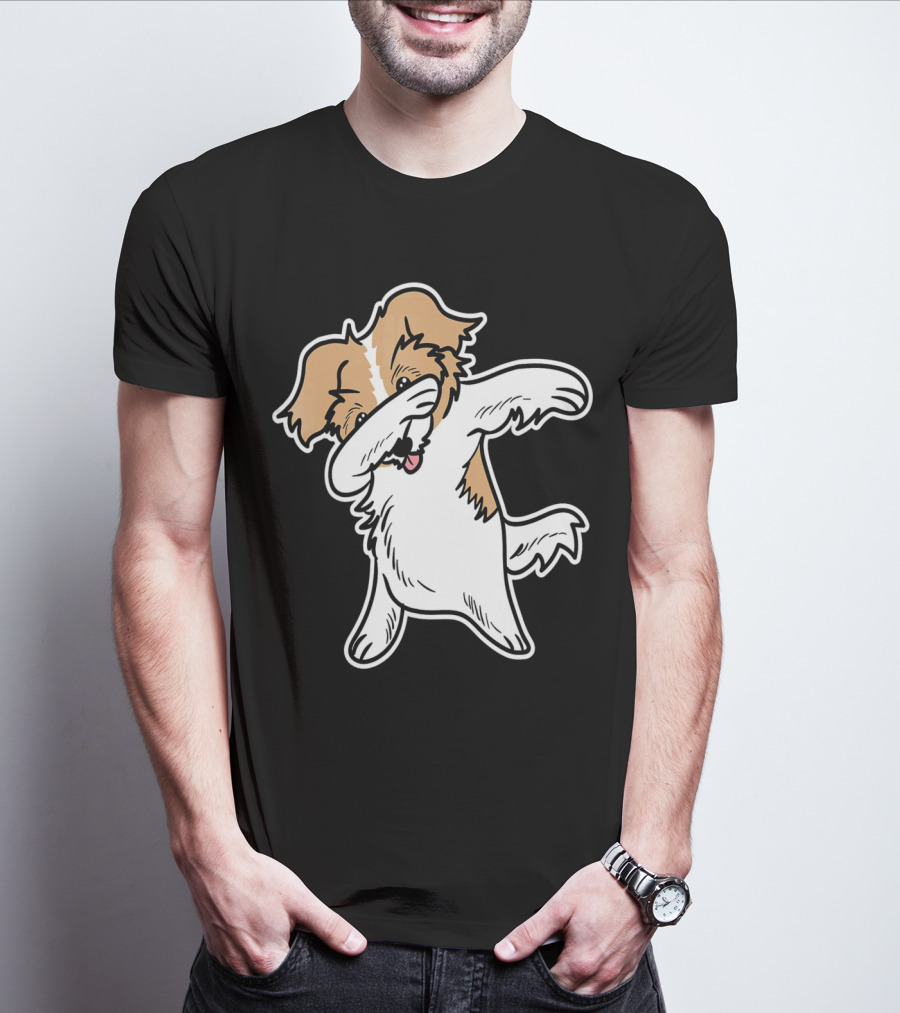 Dabbing Shih Tzu Kids Puppy Dance T-Shirt