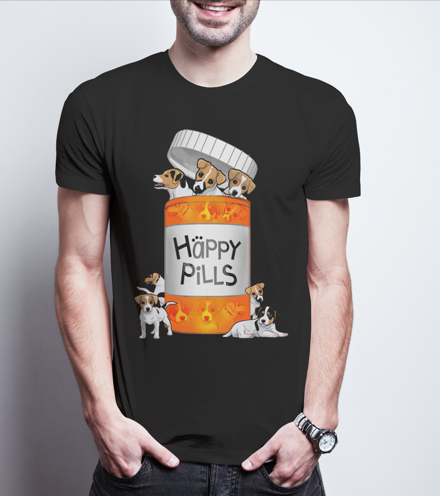 Happy Pills Jack Russell Terrier T-Shirt