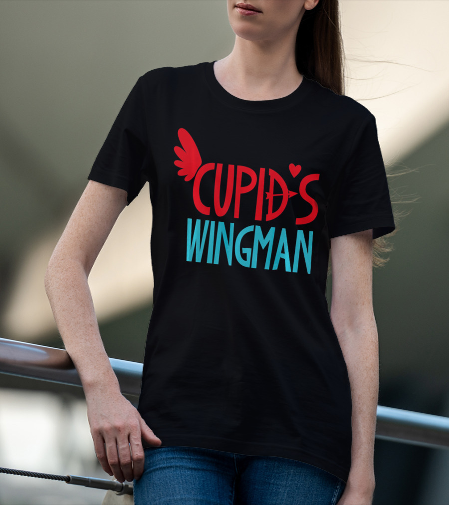 Cupid's Wingman Funny Valentine's Day T-Shirt