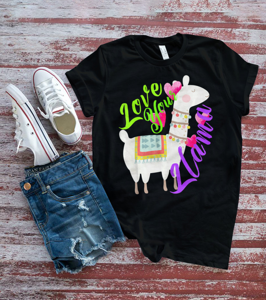 Love Your Llama Cute T-Shirt