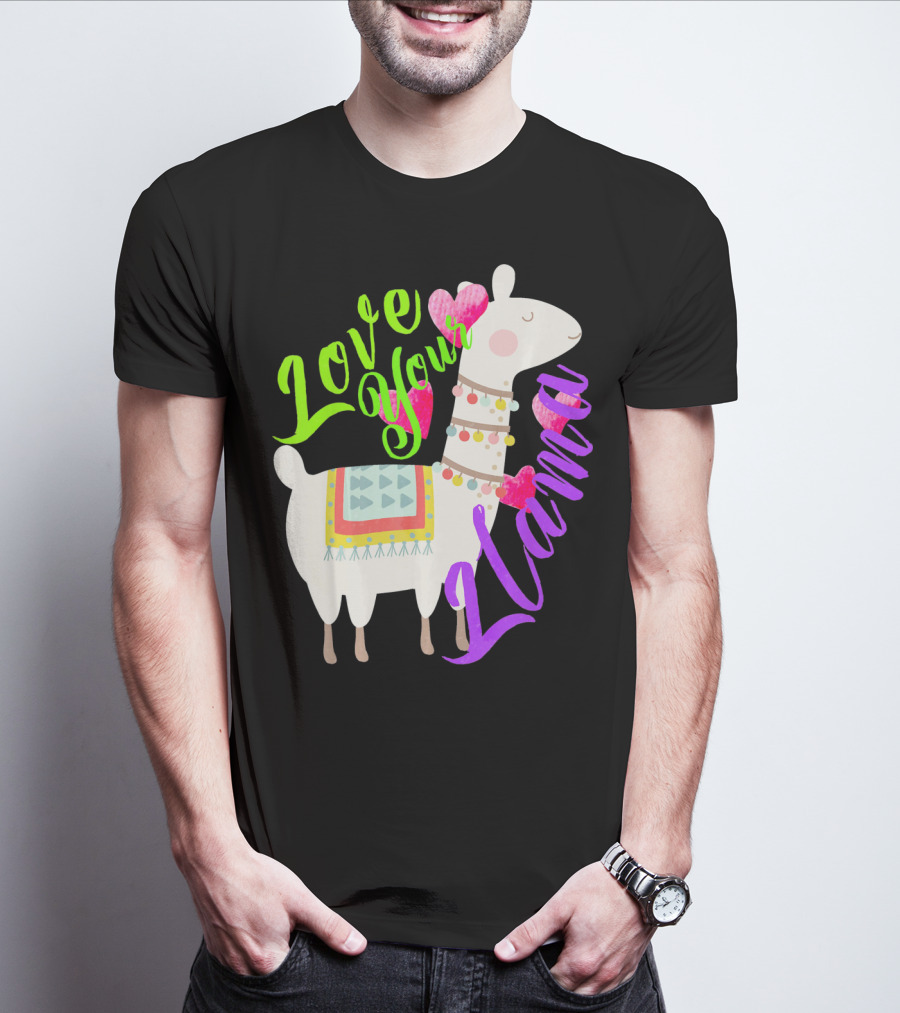 Love Your Llama Cute T-Shirt