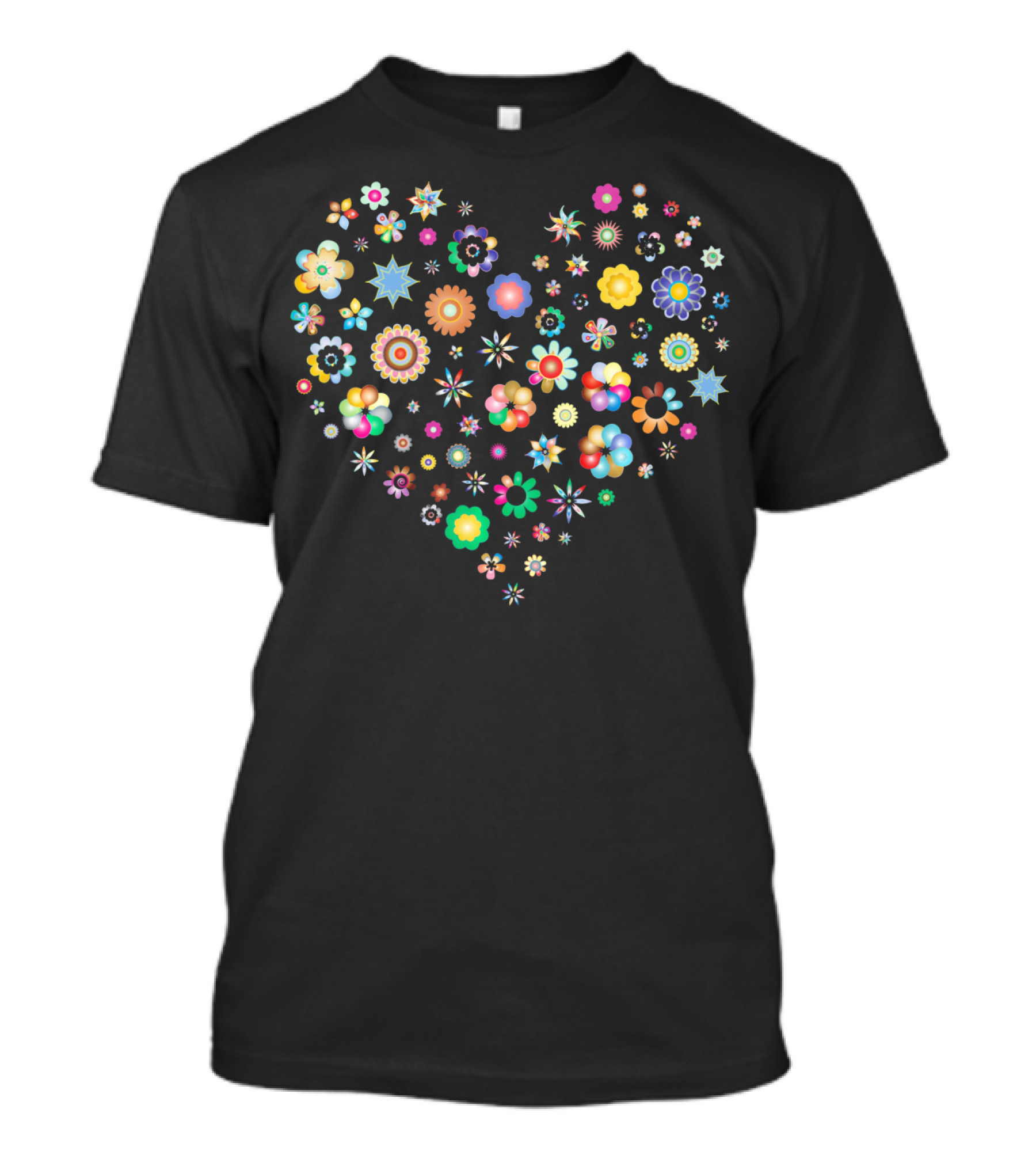 Heart Shaped Floral Arrangement Valentines Day T-Shirt