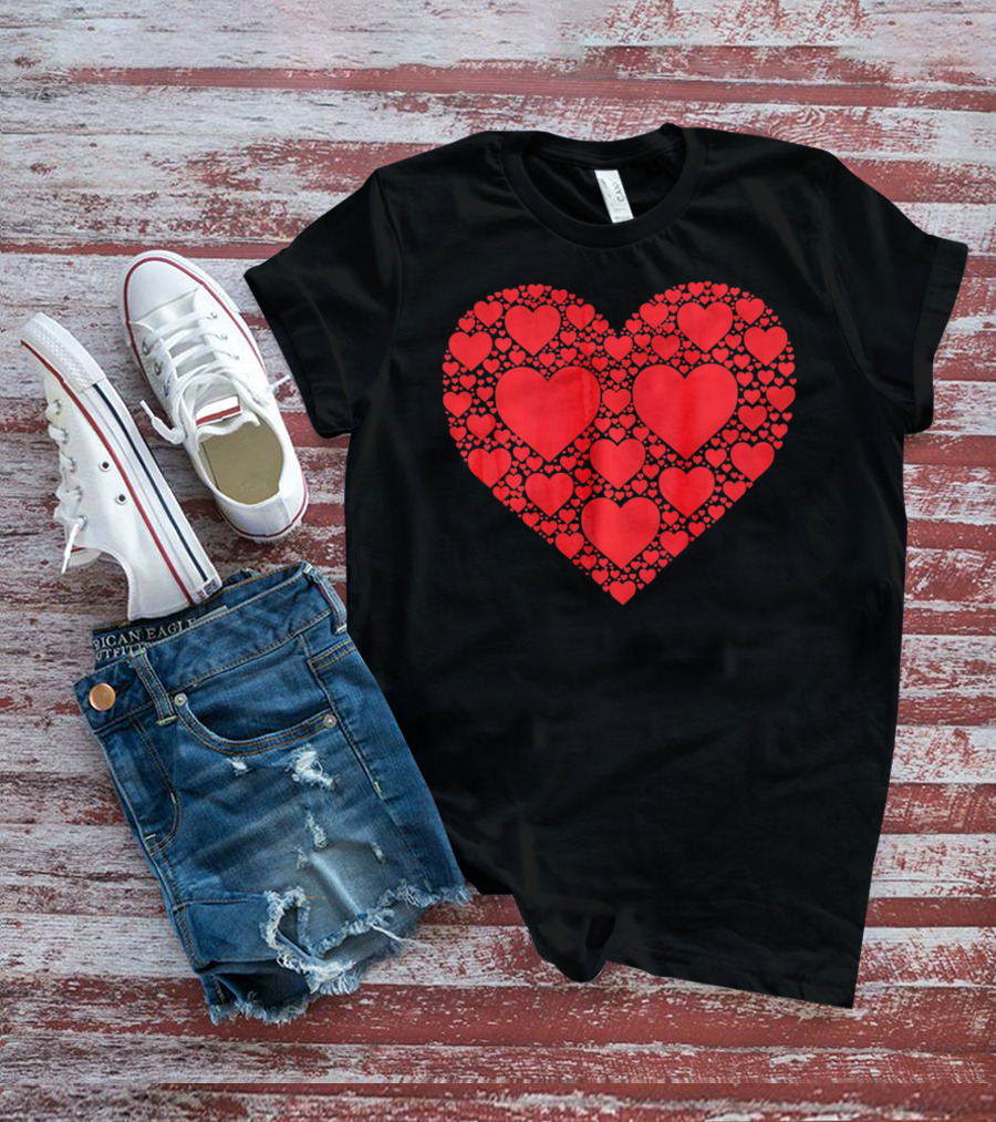 Heart Of Hearts Valentine's Day Red Hearts T-Shirt