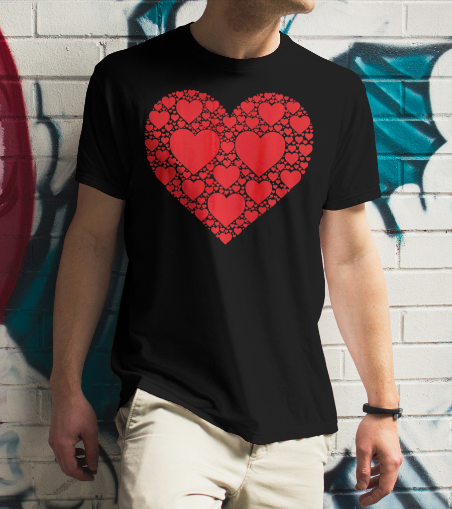 Heart Of Hearts Valentine's Day Red Hearts T-Shirt
