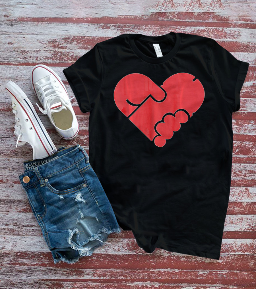 Hilarious Puzzle Heart For Single Men In Valen T-Shirt