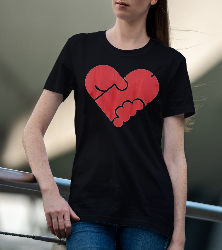 Hilarious Puzzle Heart For Single Men In Valen T-Shirt