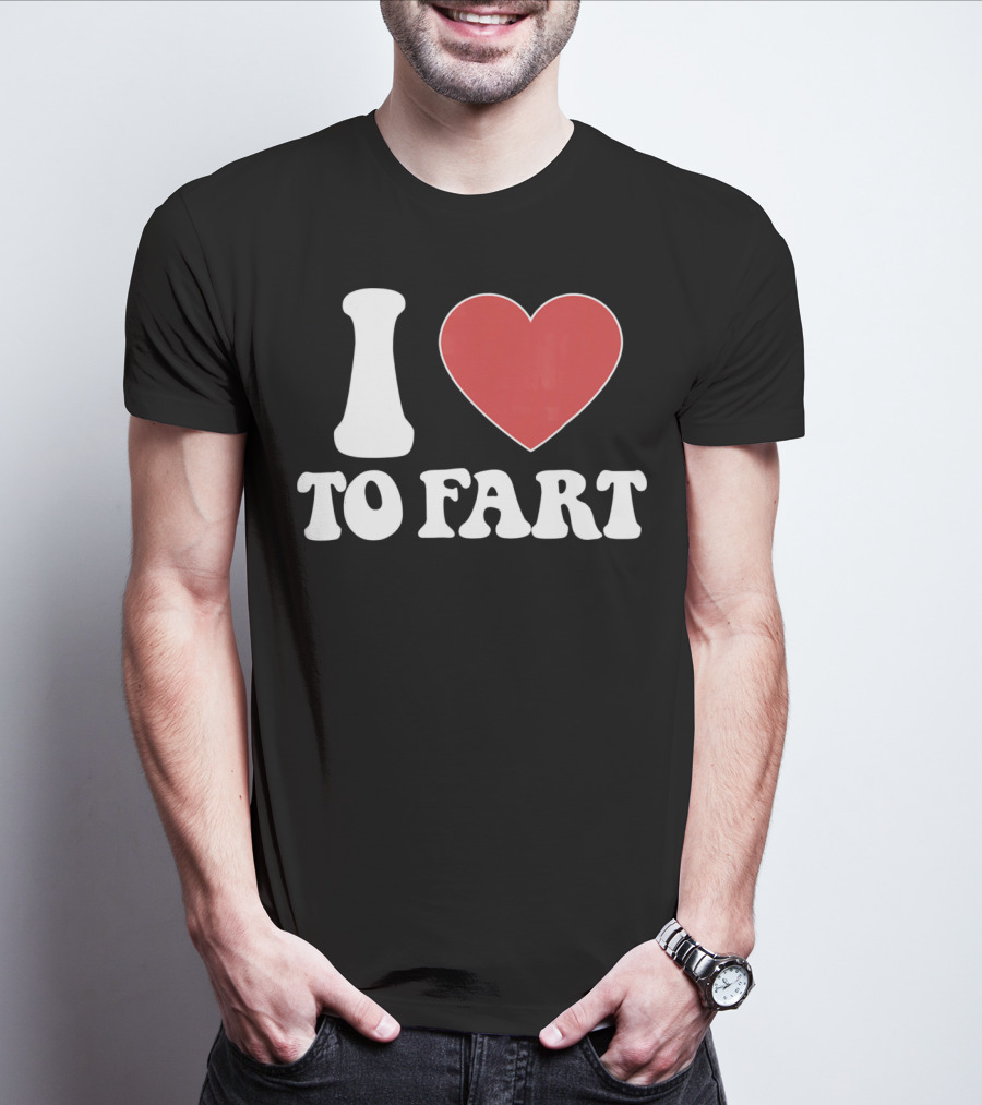 I HEART TO FART Funny Valentines T-Shirt