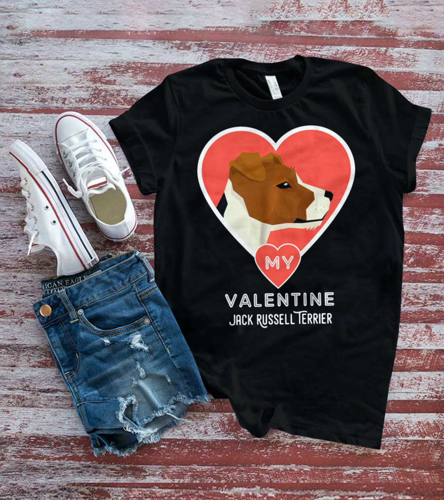 My Valentine Jack Russell Terrier T-Shirt