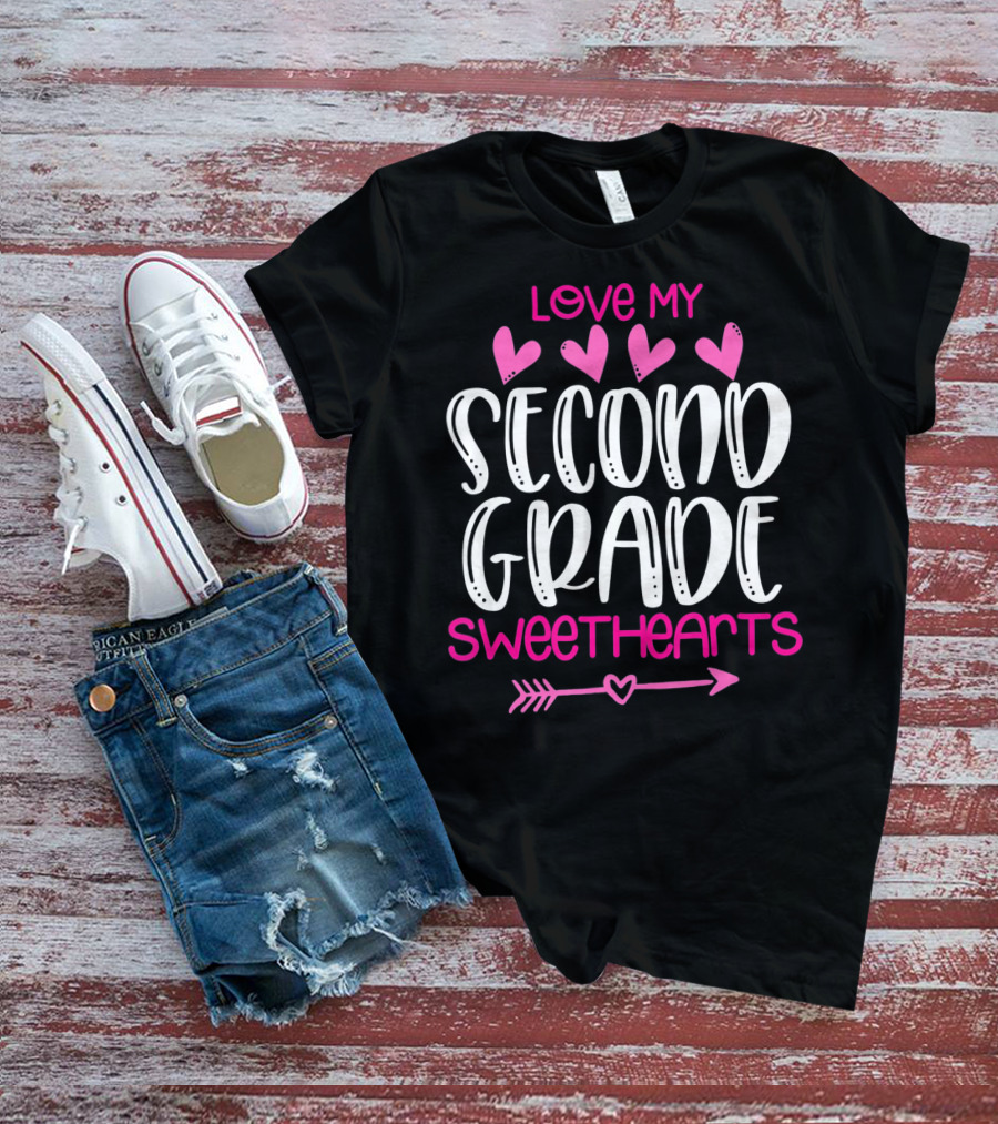 Love My Second Grade Sweethearts T-Shirt