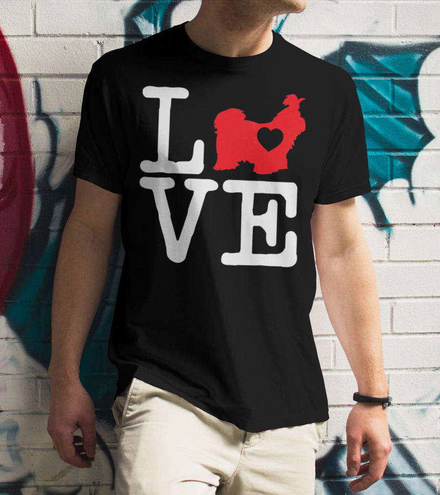 LOVE Shih Tzu Valentine's Day Rottie T-Shirt