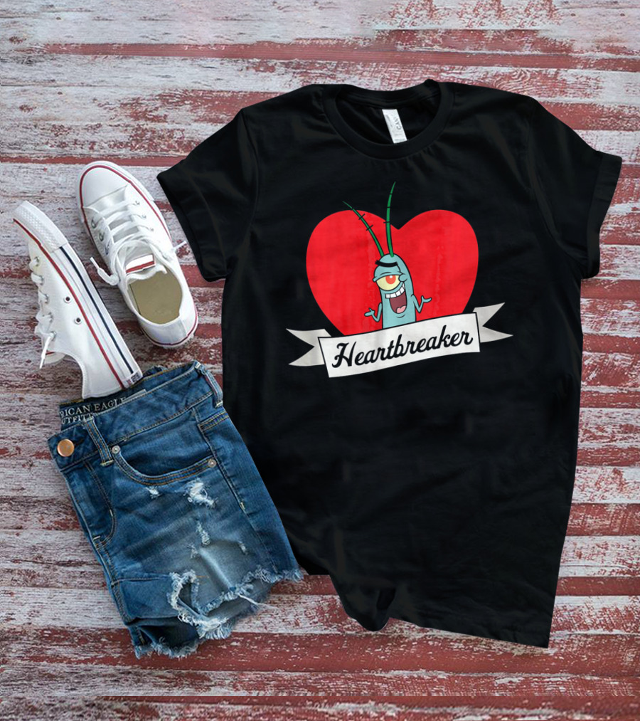 Spongebob Squarepants Plankton Heartbreaker Valentine T-Shirt