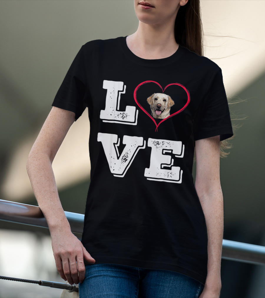 Labrador Retriever Love Heart T-Shirt