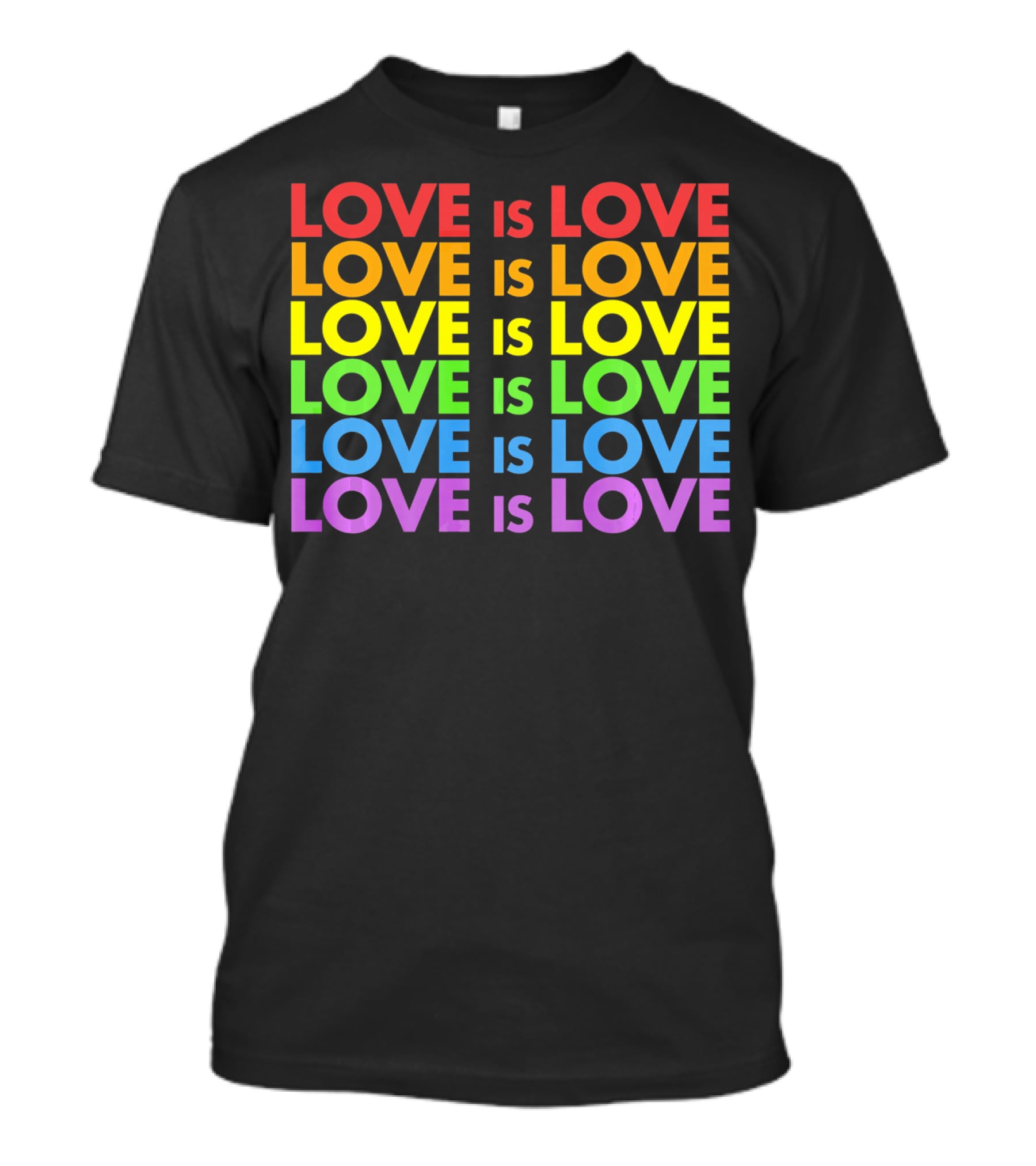 Love Is Love Gay Pride Valentine's Day T-Shirt