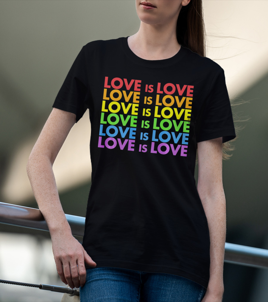 Love Is Love Gay Pride Valentine's Day T-Shirt