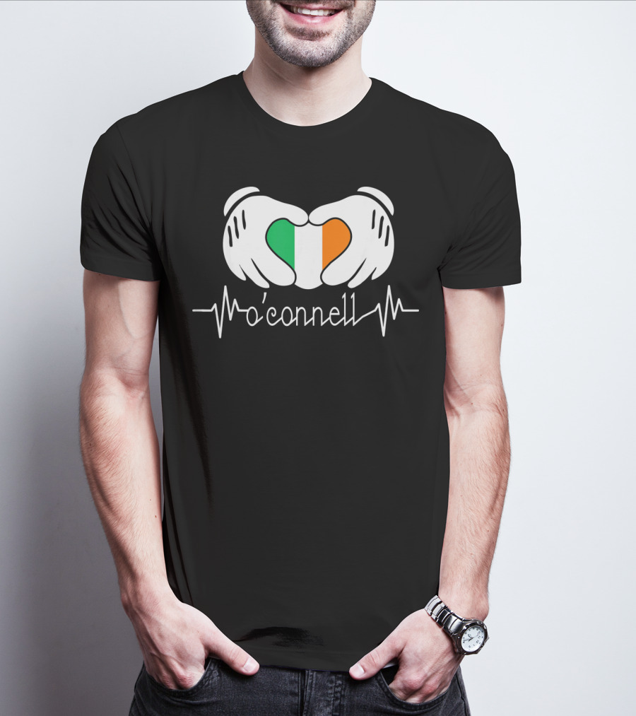 Irish Heartbeat O'Connell Hands Flag T-Shirt