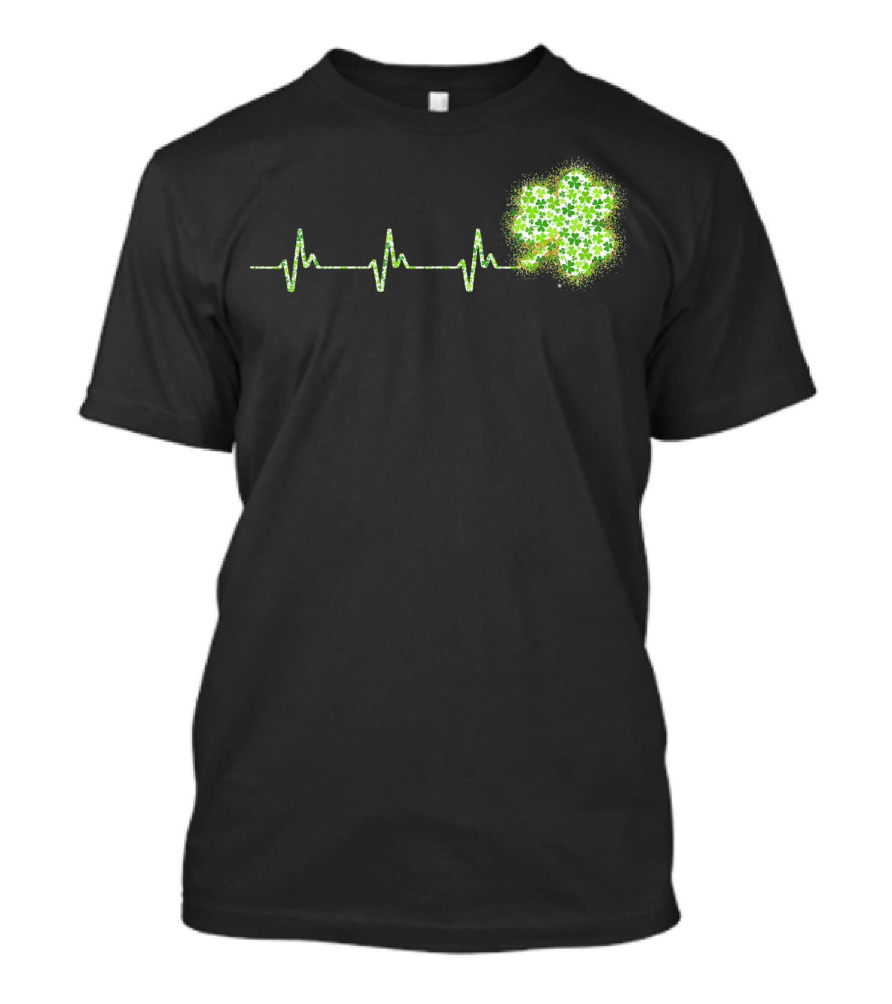 HeartBeat Shamrock St Patricks Day T-Shirt